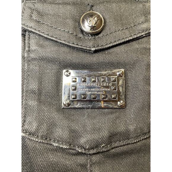 Philipp Plein Calamity Jain Limited Ed. Black Studded Skull Jumpsuit RARE XS - Picture 4 of 10